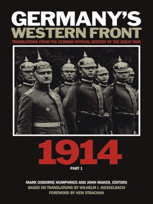 cover image of Germany's Western Front